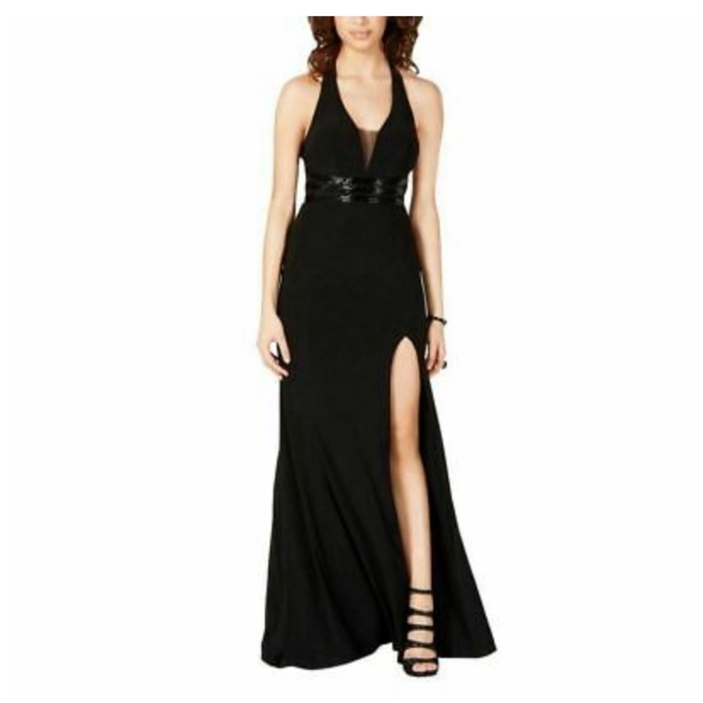 B. Darlin Black Halter Dress - Picture 2 of 4